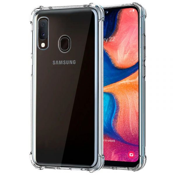 carcasa samsung a202 galaxy a20e antishock transparente 1