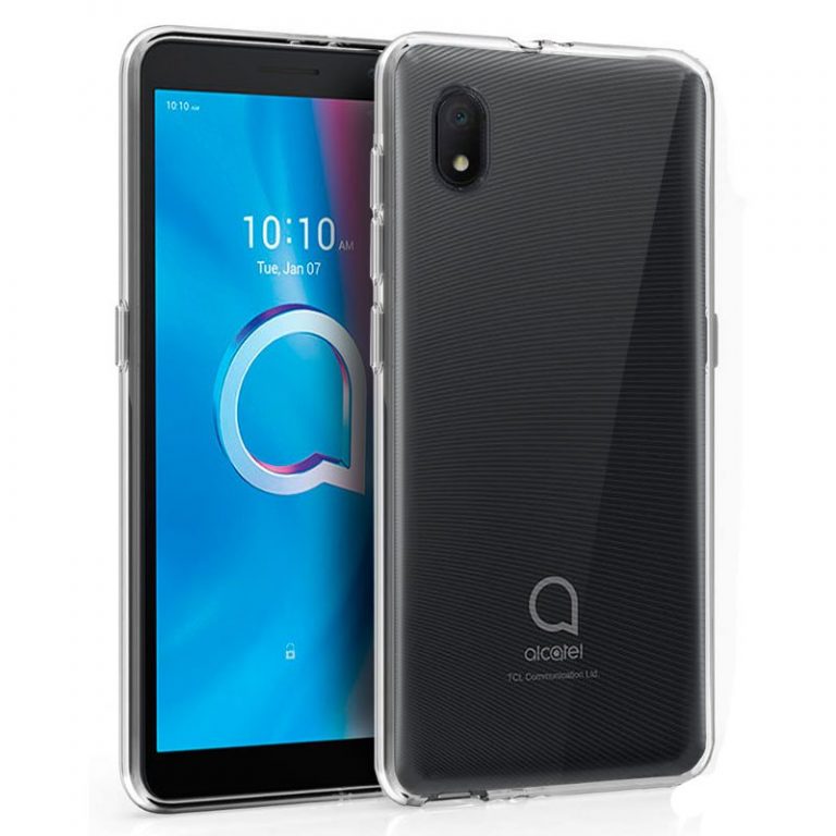 ELECTRÓNICA REY Transparent TPU Gel Cover for ALCATEL 1B 2020, Ultra