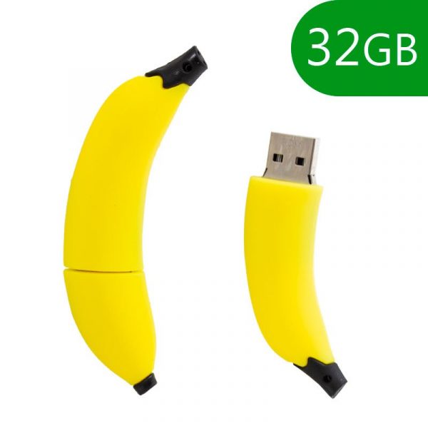 pen drive usb x32 gb silicona banana 1