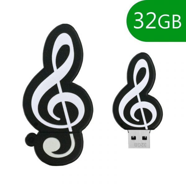 pen drive usb x32 gb silicona musica 1